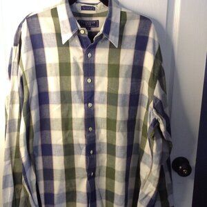 NWOT Thornton Bay XL Cotton/Linen Collegiate Ivy League Lunch Madison Ave Chic